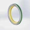 Çift Dudak Çelik Kafes FKM O-Ringli PTFE Teflon Keçe