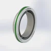Çift Dudak Çelik Kafes FKM O-Ringli PTFE Teflon Keçe