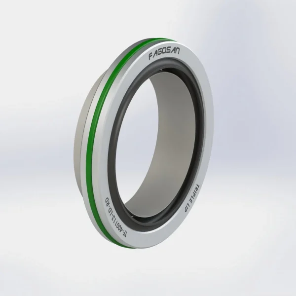 Çift Dudak + Toz Dudak Çelik Kafes FKM O-Ringli PTFE Teflon Keçe
