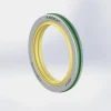 Çift Dudak + Toz Dudak Çelik Kafes FKM O-Ringli PTFE Teflon Keçe