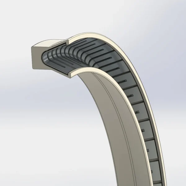PTFE U-Yaylı Nutring Keçe - 20904 PTFE U-Yaylı Nutring Keçe
