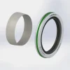 Sırt Sırta Çelik Kafes FKM O-Ringli PTFE Teflon Keçe